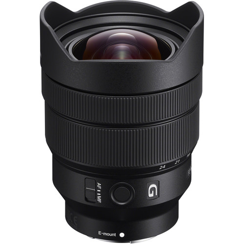 Sony FE 12-24mm f/4 G Objektiv sony-fe-12-24mm-f4-g-objektiv-schraegansicht