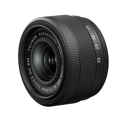 Fujifilm XC 13-33m f3.5-6.3 OIS Objektiv - Seitliche Ansicht