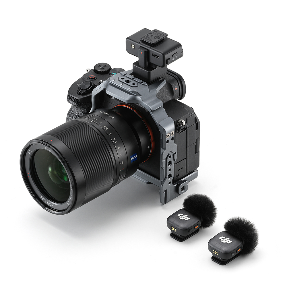 DJI Mic 3 2 sender 1 empfner 1 ladeschale mit Kamera