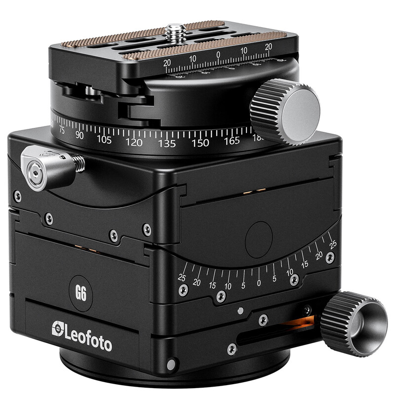 Leofoto Stativ-Panoramakopf G6 mit Getriebe