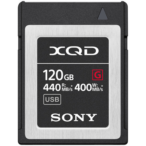 Sony XQD 120GB G-Serie Speicherkarte (QDG120F) sony-xqd-120gb-g-serie-speicherkarte-qdg120f-frontansicht