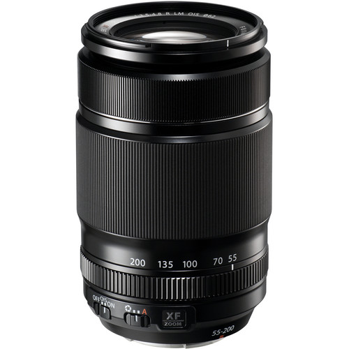 Fujifilm XF 55-200mm f/3.5-4.8 R LM O.I.S. Objektiv fujifilm-xf-55-200mm-f3-5-4-8-r-lm-ois-objektiv-frontansicht