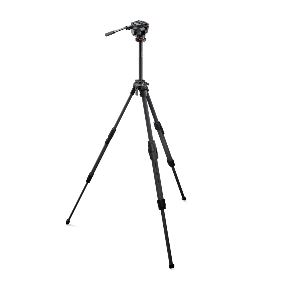 Manfrotto ONE Carbon Stativ mit 500x Fluid-Kopf