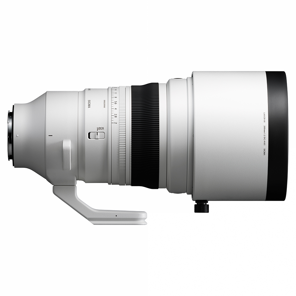 Sigma-200mm-f2 Ansicht seite liegend