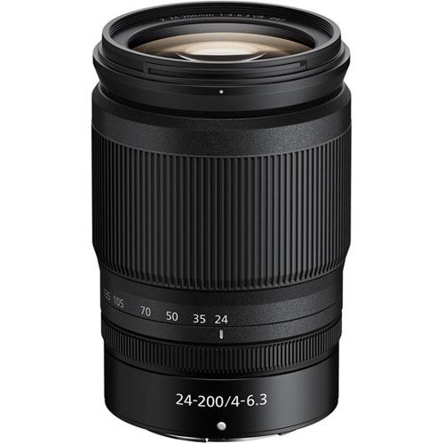 Nikon Z 24-200mm f/4-6.3 VR Objektiv nikon-z-24-200-f4-6-3-vr-objektiv-frontansicht