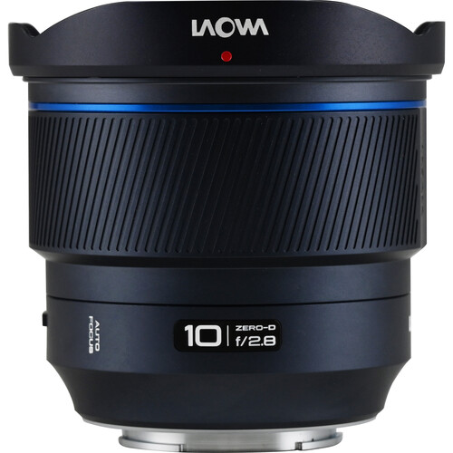 Laowa AF 10mm f2.8 Zero-D FF Sony E frontal von vorne