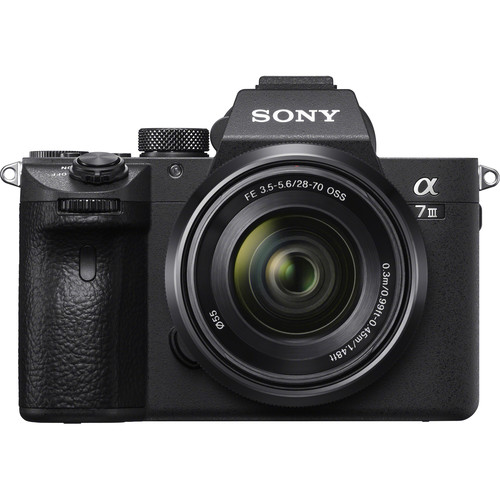 Sony Alpha 7 III Kit mit FE 28-70mm f/3.5-5.6 Objektiv sony-alpha-7-m-III-front-set