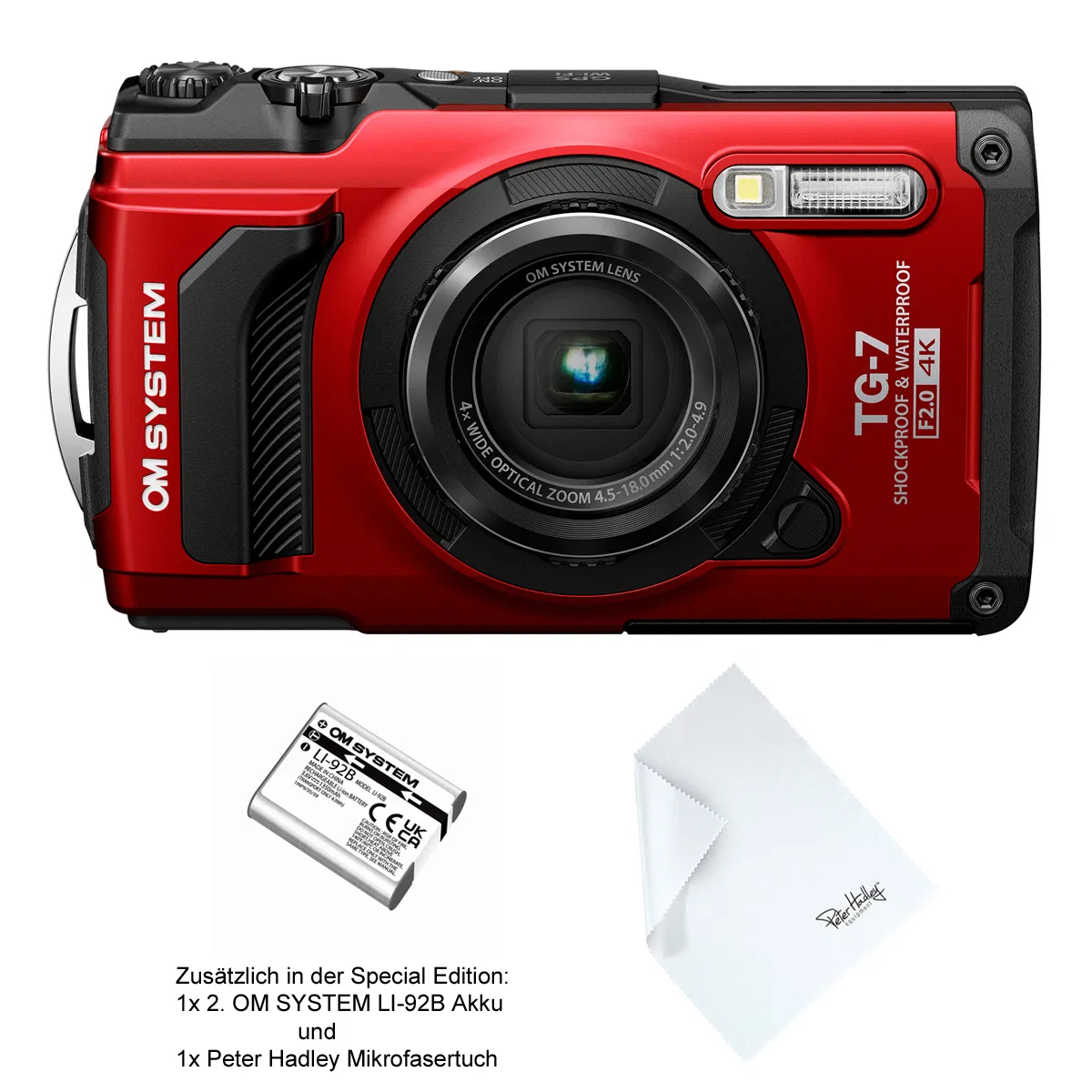 OM System TG-7 Rot Special Edition OM System TG-7 Rot Special Edition