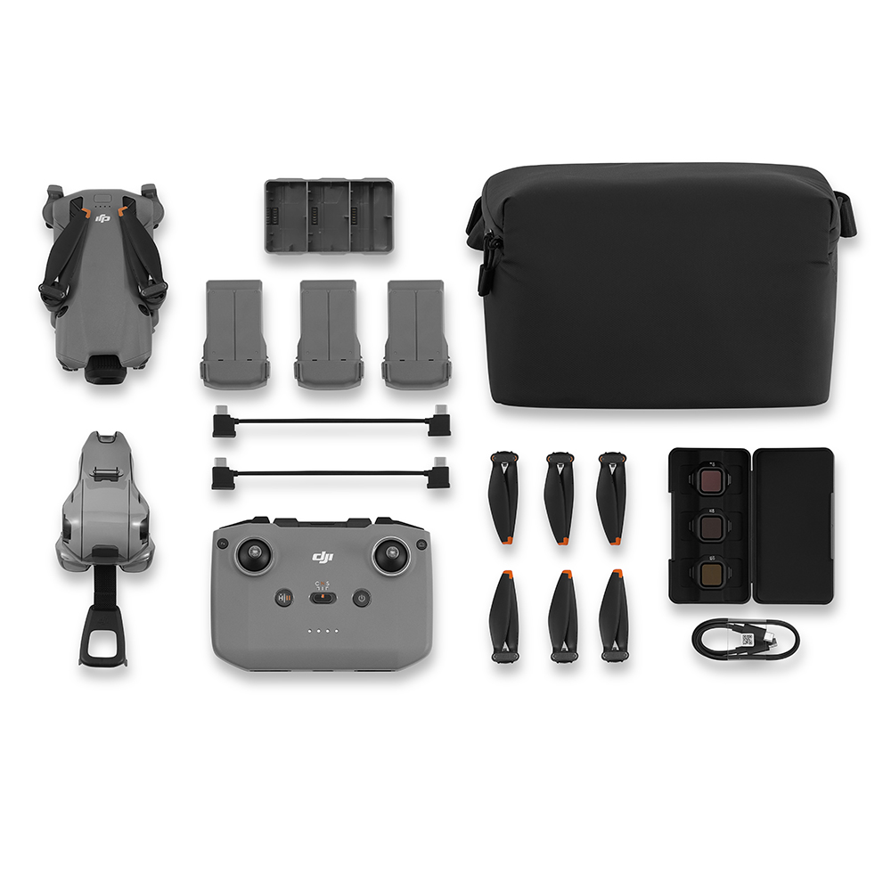 DJI-Mini-5-Pro-Fly-More-Combo-RC-N3 Lieferumfang oben