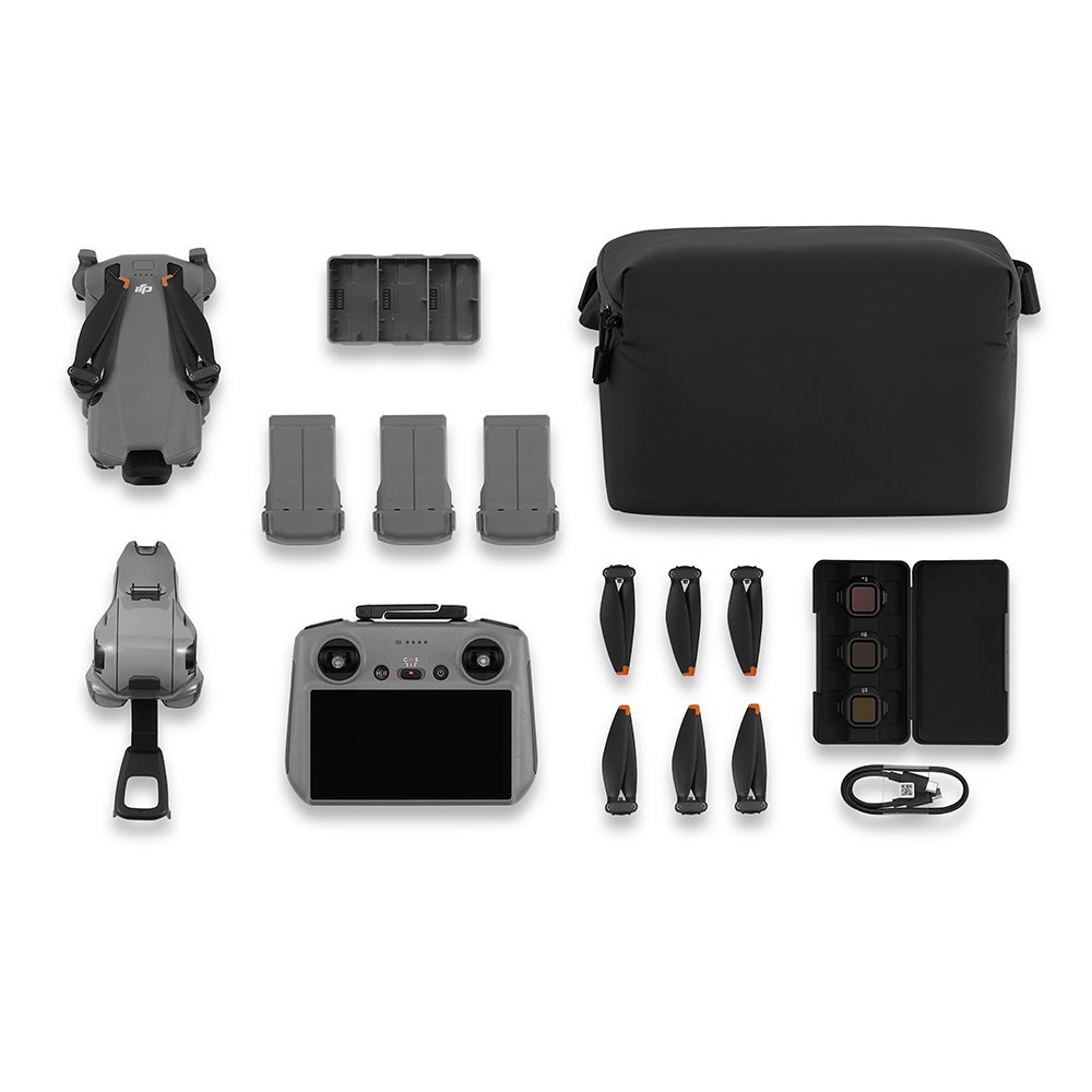 DJI Mini 5 Pro Fly More Combo RC 2 Lieferumfang oben