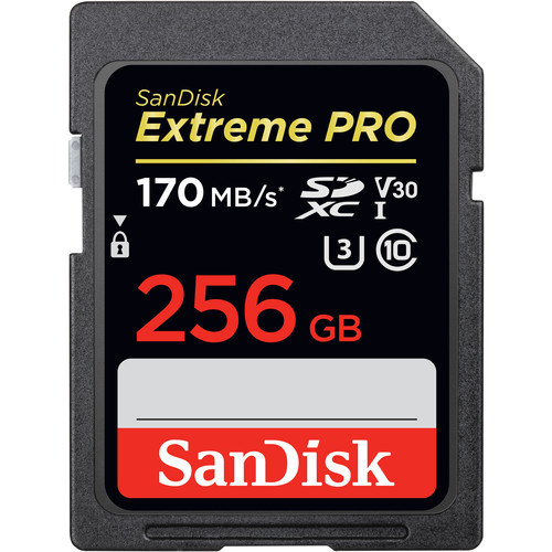SanDisk 256GB Extreme PRO UHS-I SDXC Speicherkarte 256