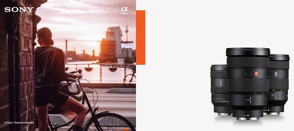 Sony G-Master Objektiv für professionelle Street Photography.
