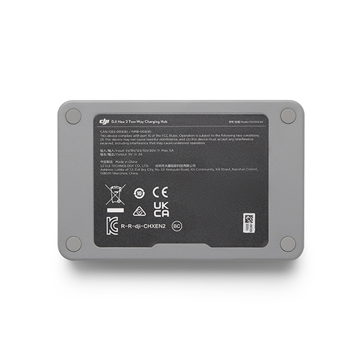 Zweiwege-Ladestation - Hintere Ansicht