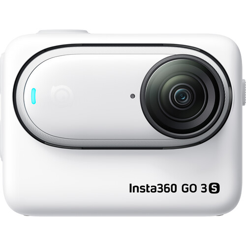 Insta360 GO 3S Standard Edition 128 GB Arctic White - eingeklappbares Display Frontale Ansicht