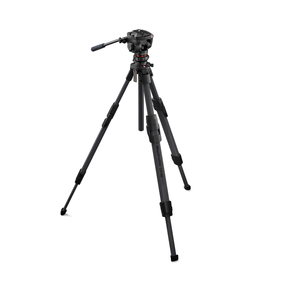 Manfrotto ONE Carbon Stativ mit 500x Fluid-Kopf