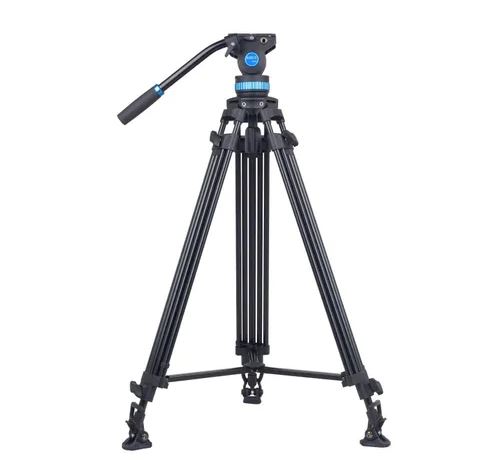 Sirui SH-25 ALU Broadcast-Stativ mit Videoneiger - Frontale Ansicht