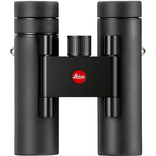 Leica Noctivid 8x25 Fernglas schwarz gummiert Frontansicht