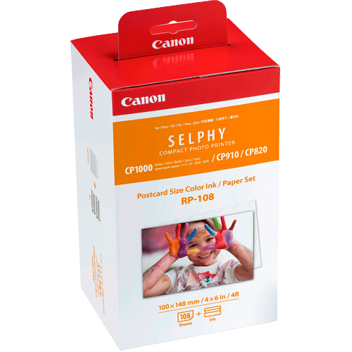 Canon RP-108 Druckerkartusche und Papier für Selphy CP canon-rp-108-druckerkartusche-und-papier-fuer-selphy-cp
