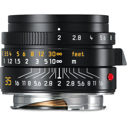 Leica Summicron-M 35mm f/2 ASPH. Objektiv schwarz 11673 leica-summicron-m-35mm-f2-front