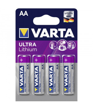Varta 4 Batterien AA 1,5V Ultra Lithium Varta-4-Batterien-AA-1-5V-Ultra-Lithium