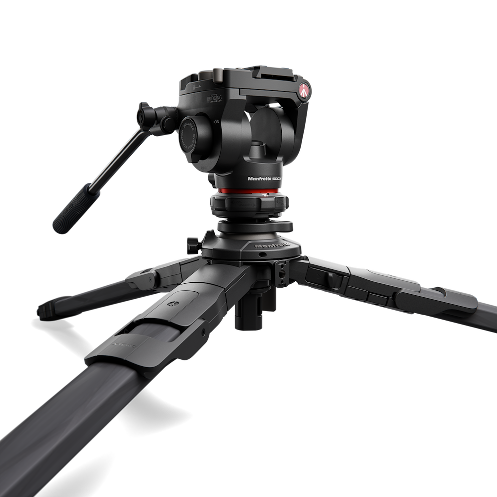 Manfrotto ONE Carbon Stativ mit 500x Fluid-Kopf