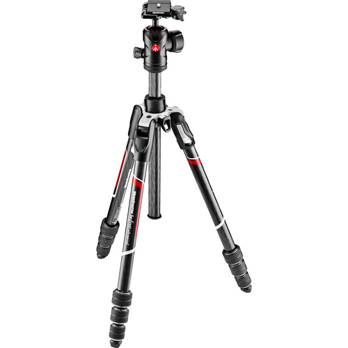 manfrotto-mkbfrtc4-bh-befree-advanced-carbon-reisestativ-twist-mit-kugelkopf-frontansicht