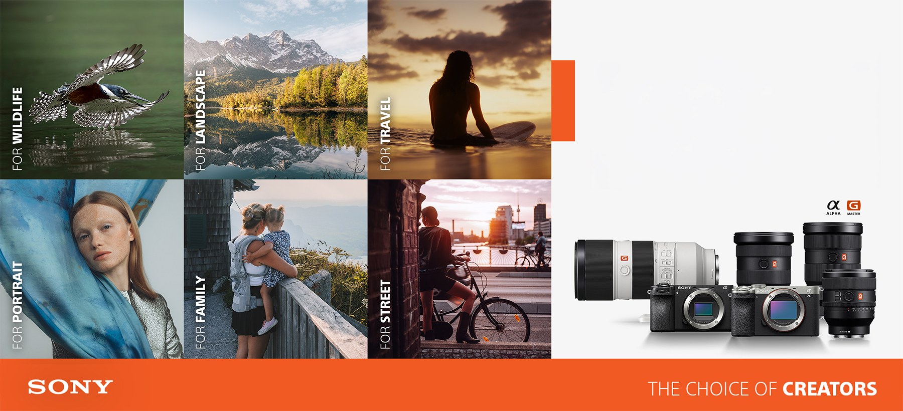 Sony Sommer Cashback Desktop Banner: Sparen auf Kameras & Objektive.