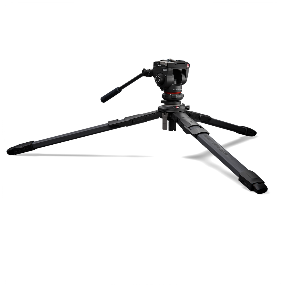 Manfrotto ONE Carbon Stativ mit 500x Fluid-Kopf