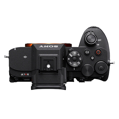 Sony Alpha 7R VI Draufsicht Einstellraeder