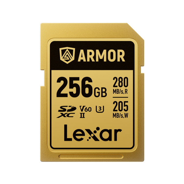 Lexar SDXC 256GB Armor Pro Gold V60