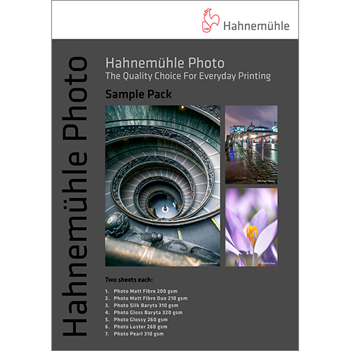 Hahnemühle FineArt Digital Photo Media A4 Papier (Sample Pack)