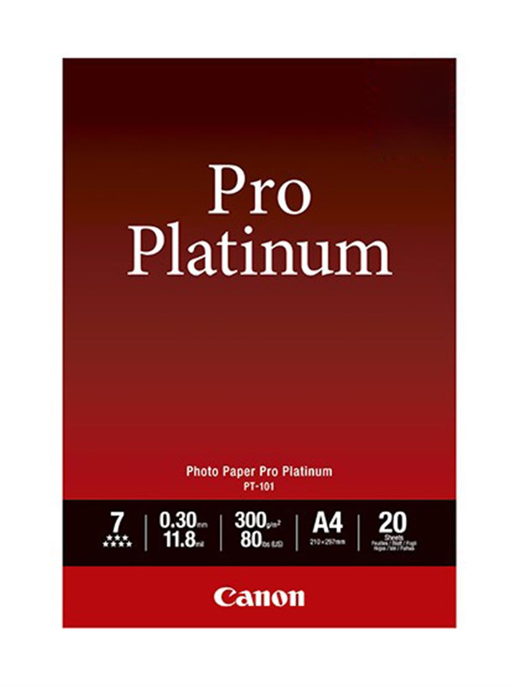 Canon PT-101 Platinum Fotopapier A4 20 Blatt (300g/qm) 2110000405830_2613_1_canon_pt101_a4_papier_20b_6f1746a6_1571a24e67e89d