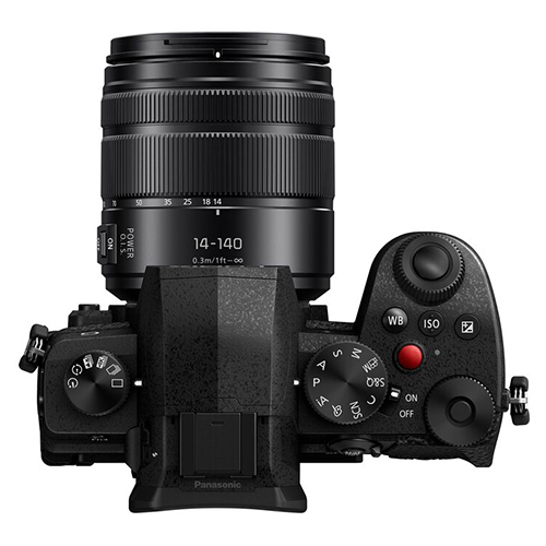 LUMIX G97 Oberseite – Ergonomische Einstellräder und Tasten für schnelle und präzise Kontrolle