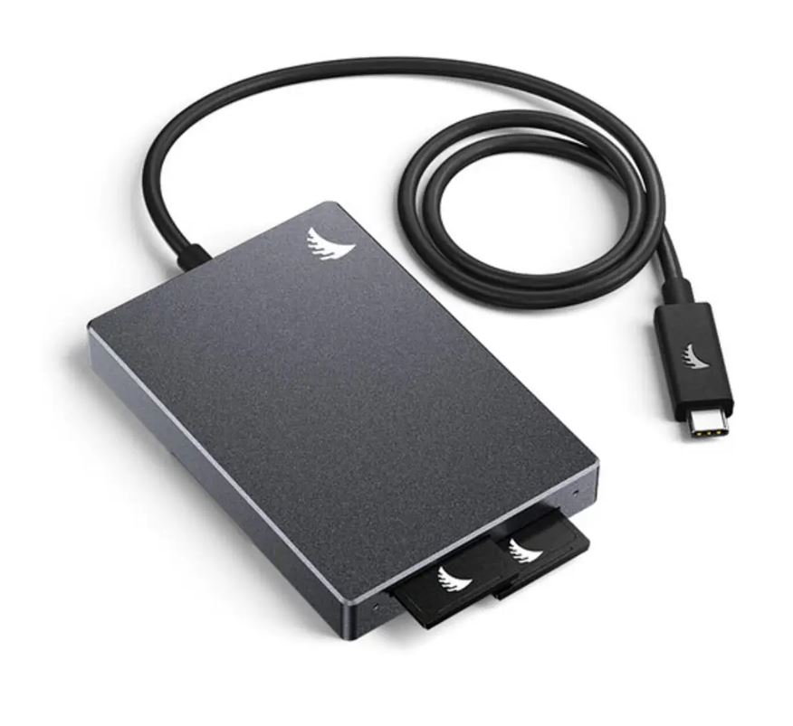 Angelbird SD Dual Card Reader USB-C Frontale Ansicht