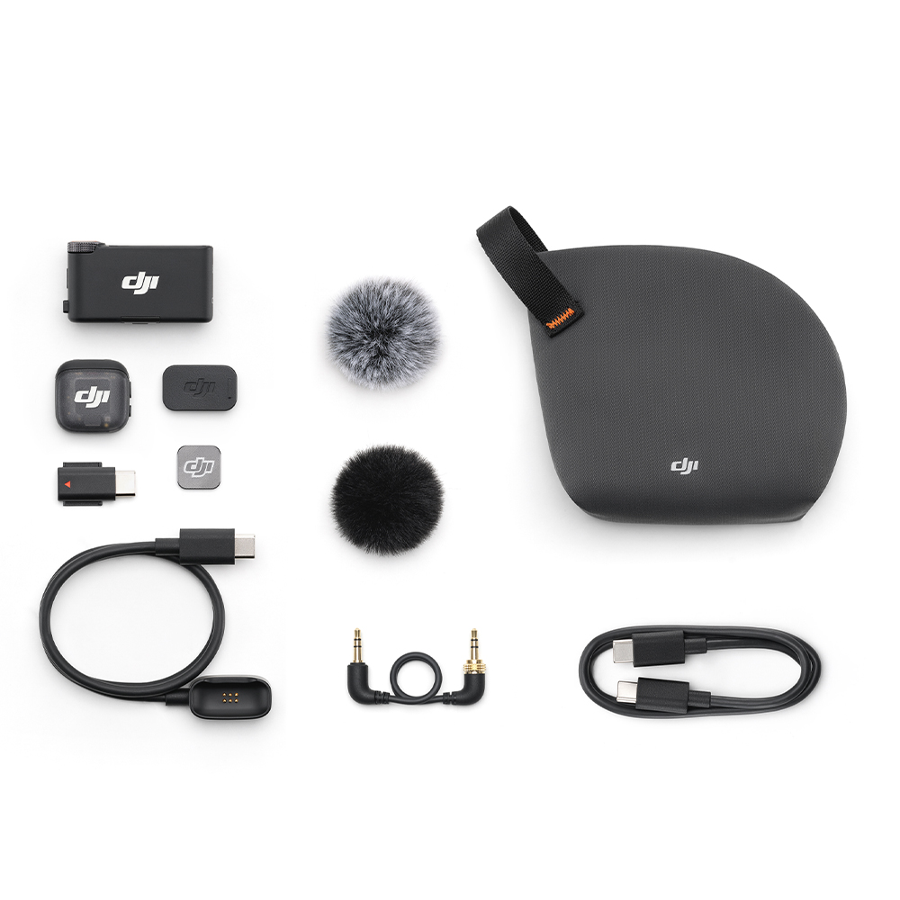 DJI Mic 3 1 sender 1 empfnger Lieferumfang oben