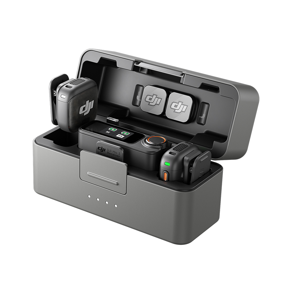 DJI Mic 3 2 sender 1 empfner 1 ladeschale 1 mic extra