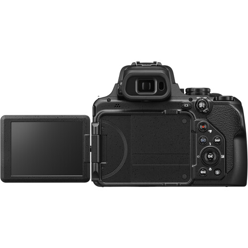 Nikon COOLPIX P1100 Rückansicht – Deine Kamera mit hochauflösendem Sucher für präzise Komposition