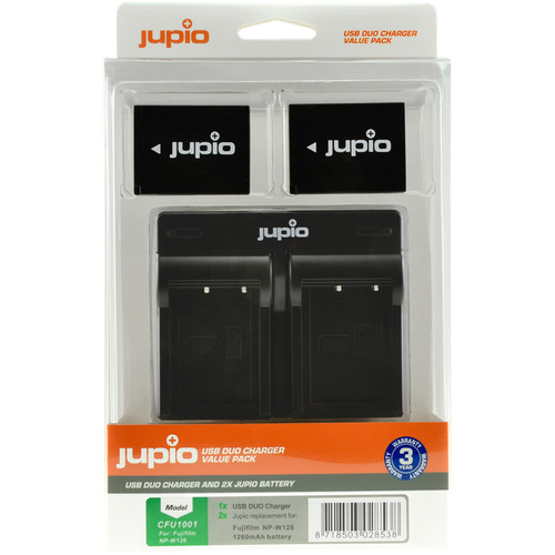 Jupio NP-W235 + USB Dual Charger (Value Pack) für Fuji Jupio-NP-W235-USB-Dual-Charger-Value-Pack-f-ur-Fuji-2