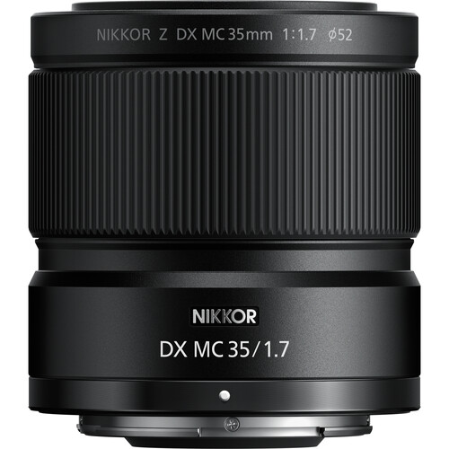 Nikon Z DX MC 35mm f1.7 - Frontale Ansicht