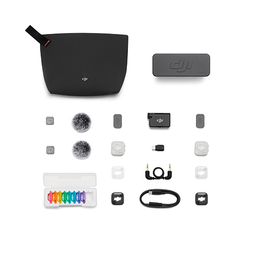 DJI Mic Mini 2S (2 Sender + 1 Empfänger + Ladeschale)
