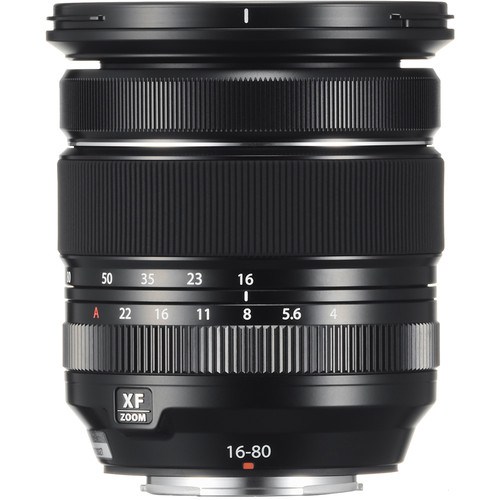 Fujifilm XF 16-80mm f/4 R OIS WR Objektiv fujifilm-xf-16-80mm-f4-r-ois-wr-objektiv-frontansicht