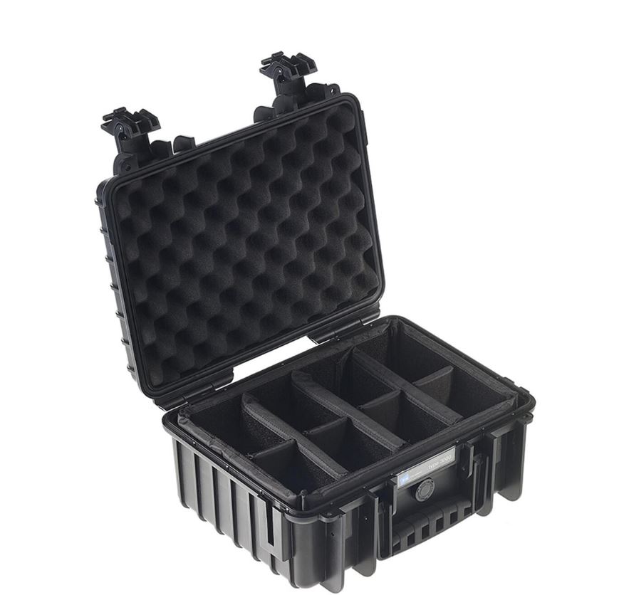B&W Outdoorcase Type 3000 Schwarz RPD B-W-Outdoorcase-Type-3000-Schwarz-RPD