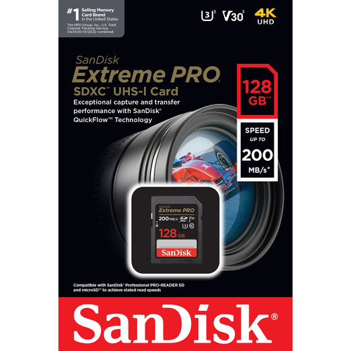 SanDisk-128GB-Extreme-PRO-200MB-UHS-I-SDXC-Speicherkarte-Bild-3UQxe7flnJwwCl