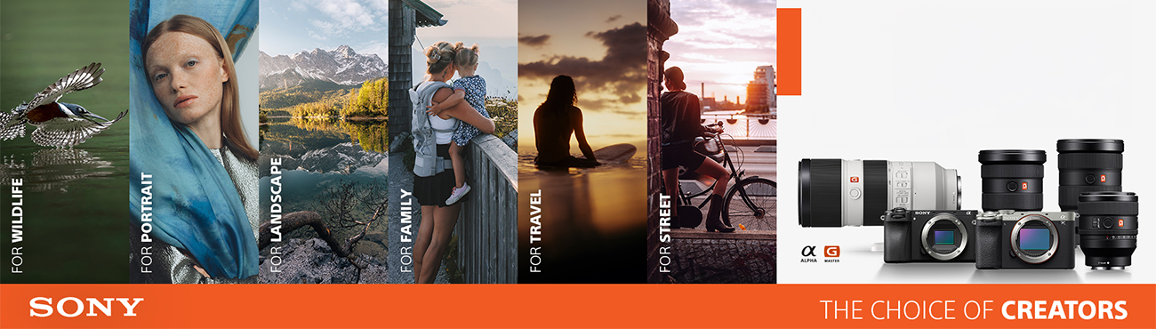 Sony Sommer Cashback Key Visual Desktop: Kameras & Objektive.