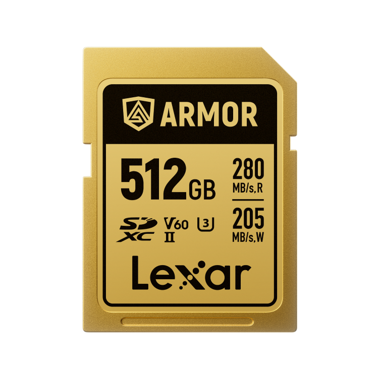 Lexar SDXC 512GB Armor Pro Gold V60