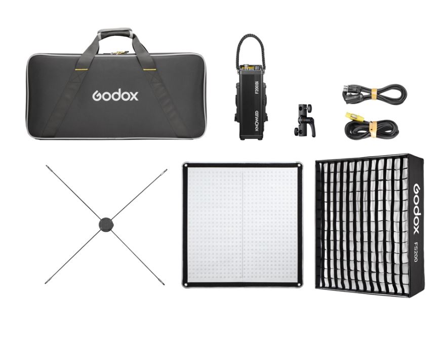 Godox F200Bi Knowled Flexible LED-Panel - Lieferumfang