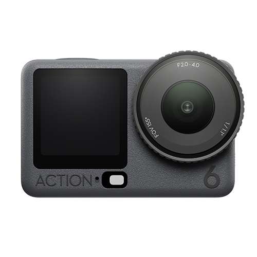 DJI Osmo Action 6 - Frontale Ansicht