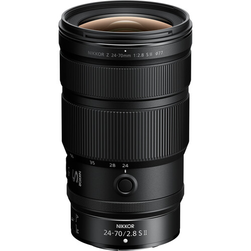 Das verbesserte NIKKOR Z 24-70mm f/2.8 S II für Nikon Z-Kameras, ein vielseitiges Standardzoom für professionelle Fotografie und Videografie