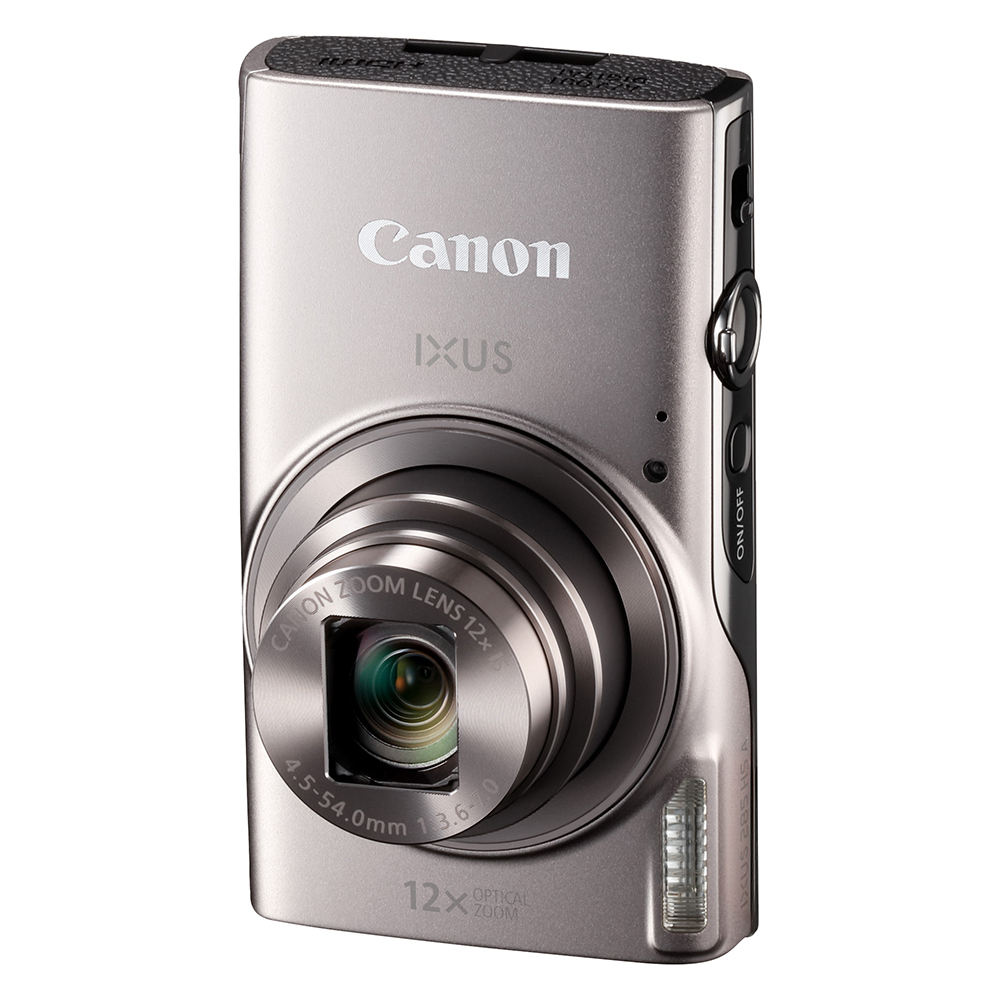 Canon-ixus-silber vorne stehend