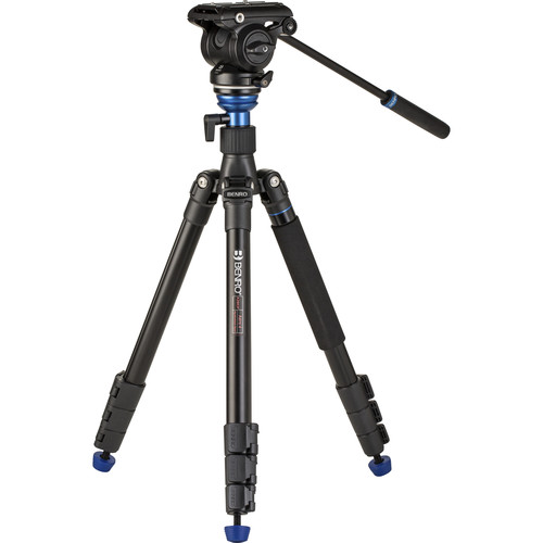 Benro Aero 4 Videostativkit A2883F Aluminium inkl. Videoneiger S4Pro benro-aero-4-aluminiumstativ-1